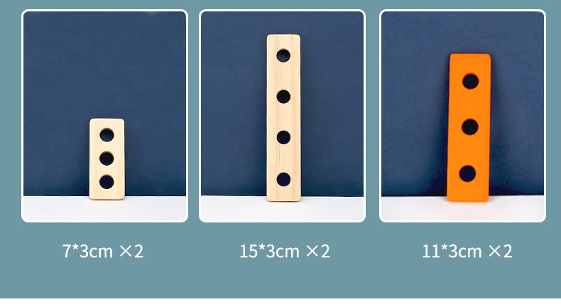 Wooden Toolbox Pretend Play Set Montessori Children Toy For Boys Nut Disassembly Screw Assembly Simulation Repair Carpenter Tool