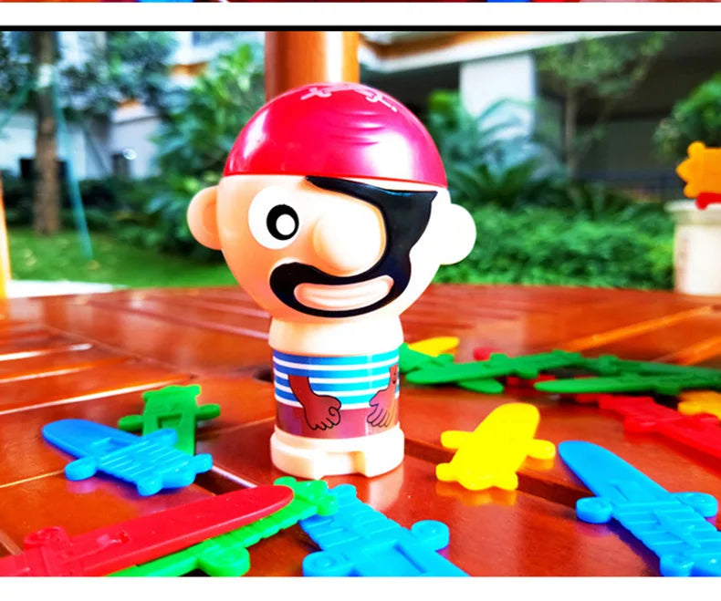 Funny Pirate Barrel Toys Lucky Game Jumping Pirates Bucket Sword Stab Tricky Toy Family Interactive Games For Child Kid Gift