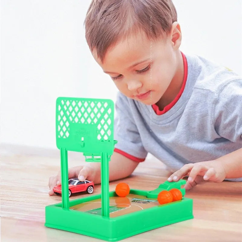 Mini Desktop Board Game Basketball Hoop Finger Shooting Machine Party Table Interactive Sport 2 Players Games Ball Toys For Kids