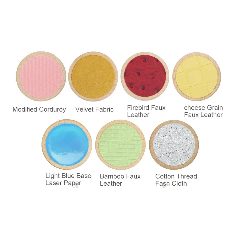 Kids Montessori Sensory Early Childhood Toys Tactile Board Matching Game Tactile Classification Color Cognition Memory Training