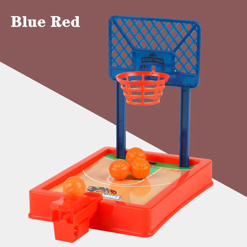 Mini Desktop Board Game Basketball Hoop Finger Shooting Machine Party Table Interactive Sport 2 Players Games Ball Toys For Kids