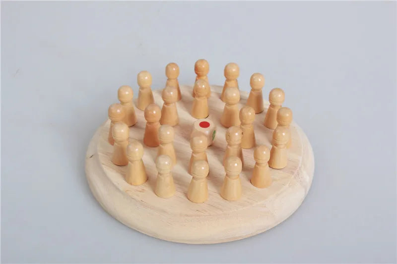Kids Color Cognitive Ability Toy Wooden Memory Match Stick Chess Game Fun Block Board Game Educational Toys for Kid Gift