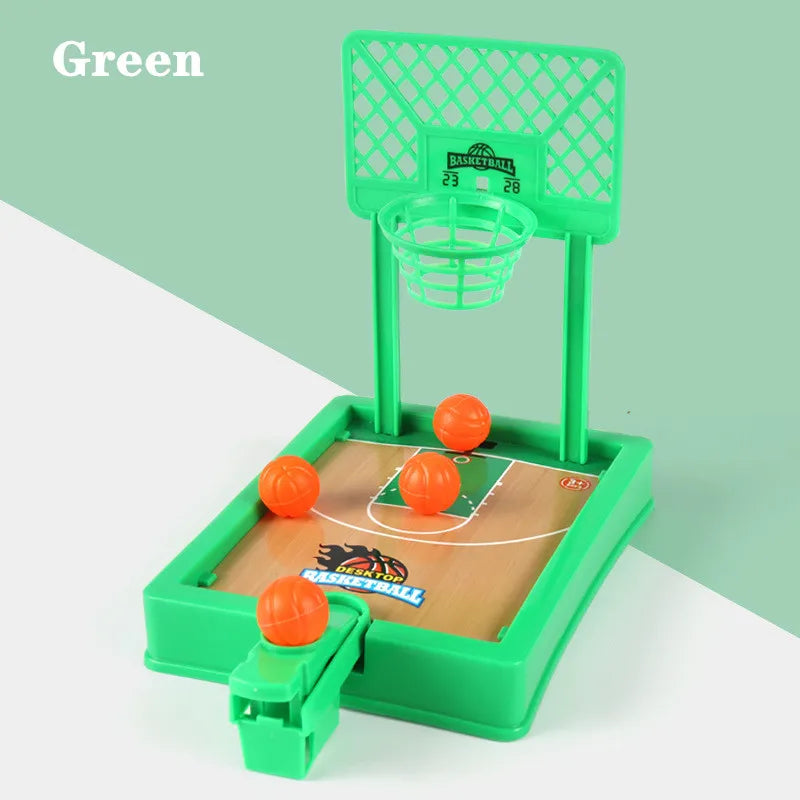 Mini Desktop Board Game Basketball Hoop Finger Shooting Machine Party Table Interactive Sport 2 Players Games Ball Toys For Kids