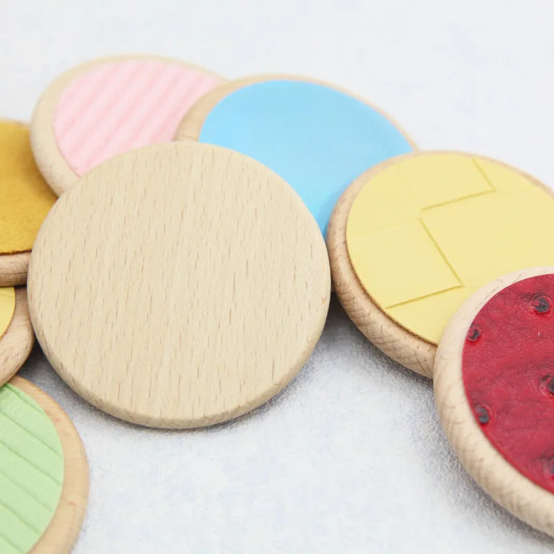 Kids Montessori Sensory Early Childhood Toys Tactile Board Matching Game Tactile Classification Color Cognition Memory Training