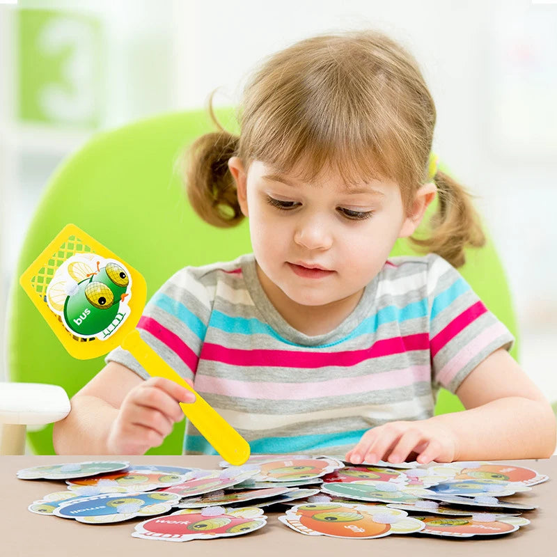 Montessori Educational Kids Toys Learning English Words Cognition Card Family Games Toys Memory Training Toys For Children