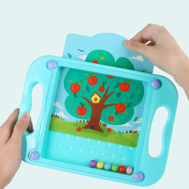 3D Kids Educational Toys Baby Puzzle Montessori Maze Balance Game Balance Balls Popular Gift For Children Cartoon Cards Gifts