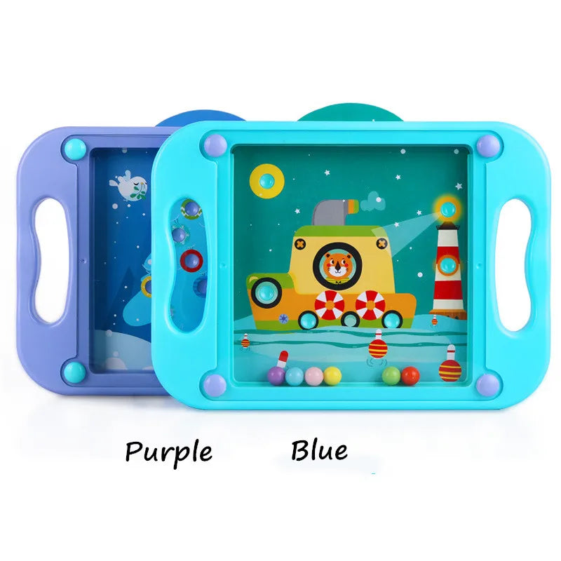 3D Kids Educational Toys Baby Puzzle Montessori Maze Balance Game Balance Balls Popular Gift For Children Cartoon Cards Gifts