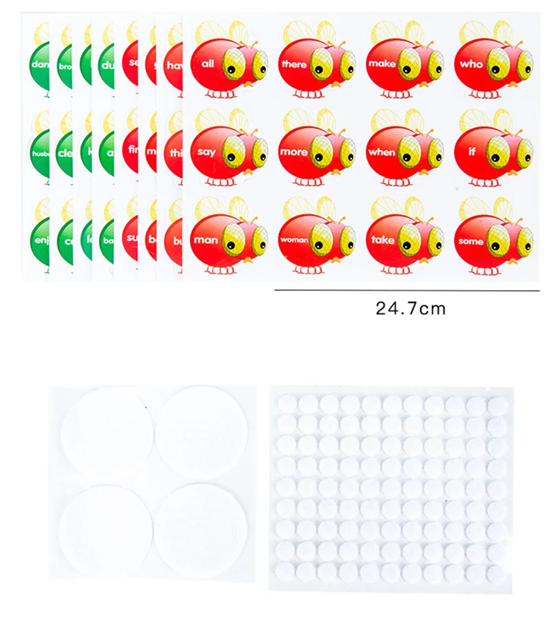 Montessori Educational Kids Toys Learning English Words Cognition Card Family Games Toys Memory Training Toys For Children
