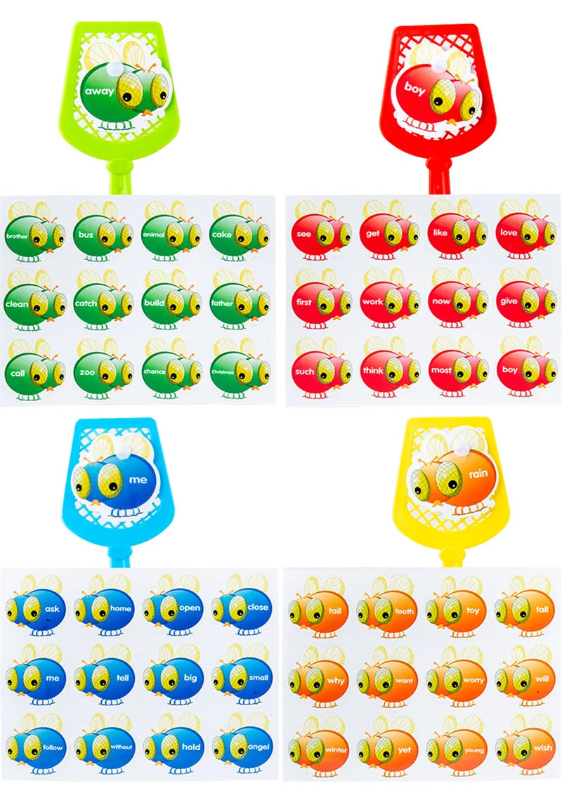 Montessori Educational Kids Toys Learning English Words Cognition Card Family Games Toys Memory Training Toys For Children