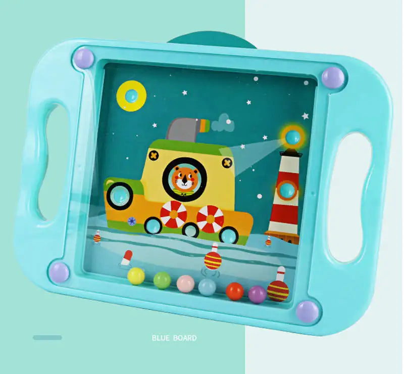 3D Kids Educational Toys Baby Puzzle Montessori Maze Balance Game Balance Balls Popular Gift For Children Cartoon Cards Gifts