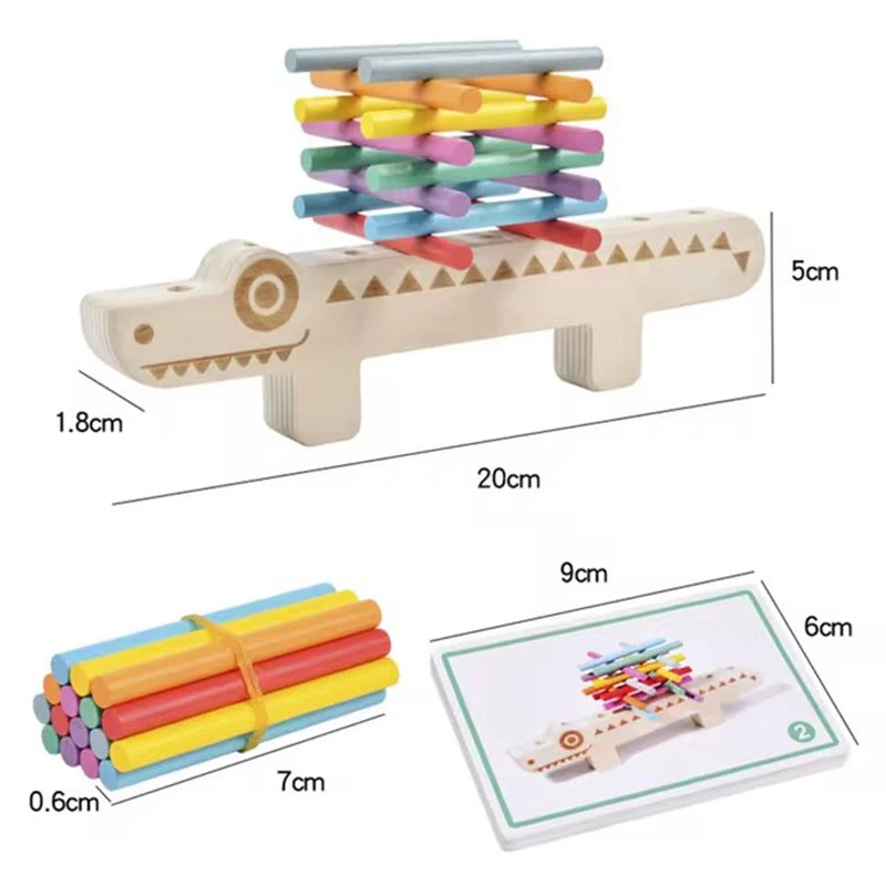 Kids Montessori Sensory Wooden Color Matching Games Puzzle Learning Set Fine Movement Training Math STEAM Educational Toys