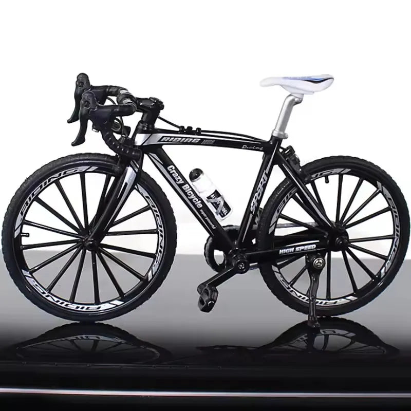 Kids Mini 1:10 Model Alloy Mountain Bicycle Diecast Metal Simulation Mountain Bike decoration Collection Toy For Boys