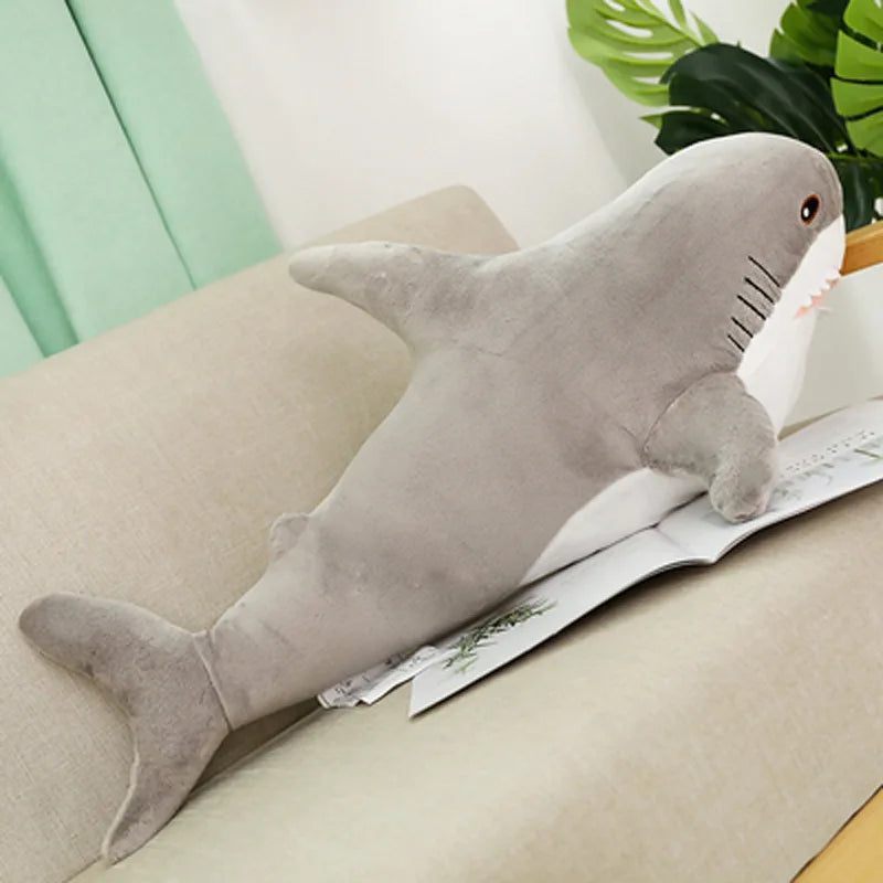1pcs Plush Shark Doll Toy Cute Mini Keychain Soft Stuffed Speelgoed Animal Plushie for Birthday Gifts Doll Gift For Children