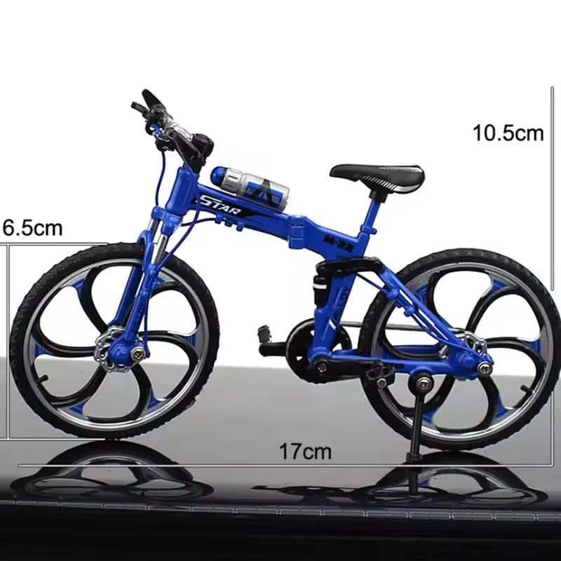 Kids Mini 1:10 Model Alloy Mountain Bicycle Diecast Metal Simulation Mountain Bike decoration Collection Toy For Boys