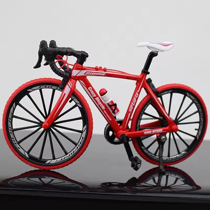 Kids Mini 1:10 Model Alloy Mountain Bicycle Diecast Metal Simulation Mountain Bike decoration Collection Toy For Boys