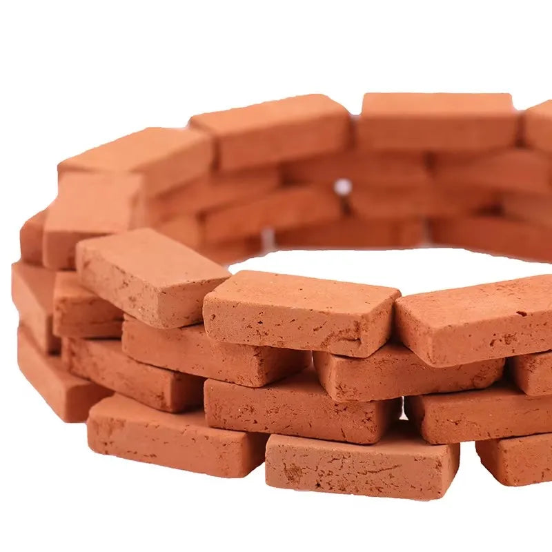 50pcs 1:16 Real Mini Bricks Model DIY Simulation Brick Jigsaw 3D Building Blocks Garden Building Kids Educational Puzzle Toys