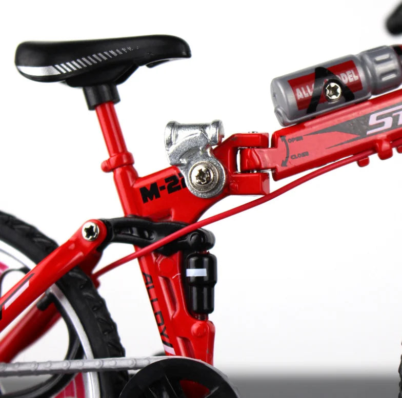Kids Mini 1:10 Model Alloy Mountain Bicycle Diecast Metal Simulation Mountain Bike decoration Collection Toy For Boys