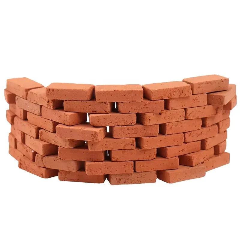 50pcs 1:16 Real Mini Bricks Model DIY Simulation Brick Jigsaw 3D Building Blocks Garden Building Kids Educational Puzzle Toys