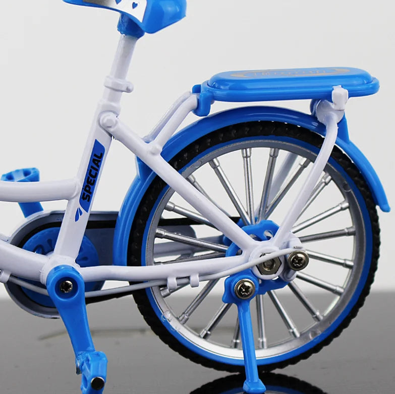 Kids Mini 1:10 Model Alloy Mountain Bicycle Diecast Metal Simulation Mountain Bike decoration Collection Toy For Boys