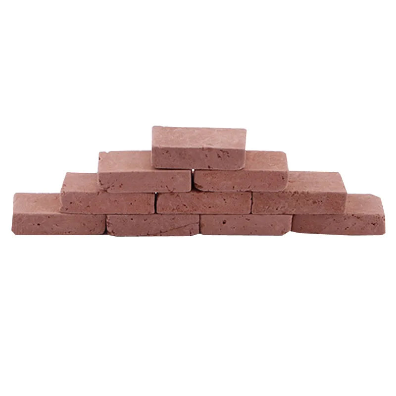 50pcs 1:16 Real Mini Bricks Model DIY Simulation Brick Jigsaw 3D Building Blocks Garden Building Kids Educational Puzzle Toys