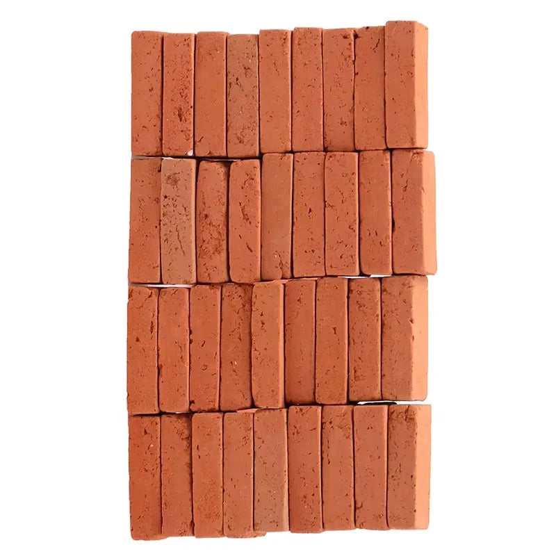 50pcs 1:16 Real Mini Bricks Model DIY Simulation Brick Jigsaw 3D Building Blocks Garden Building Kids Educational Puzzle Toys