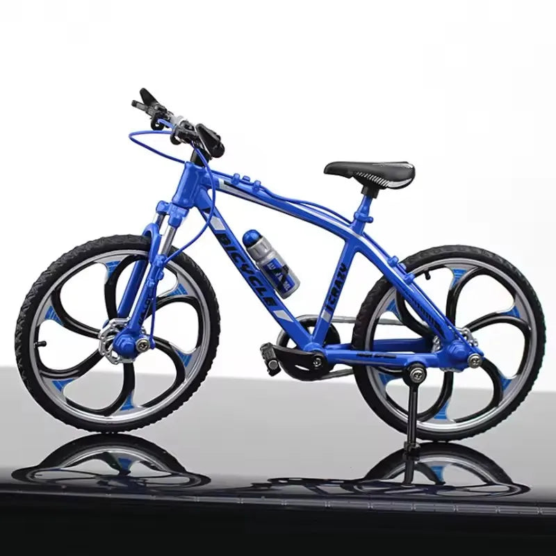Kids Mini 1:10 Model Alloy Mountain Bicycle Diecast Metal Simulation Mountain Bike decoration Collection Toy For Boys