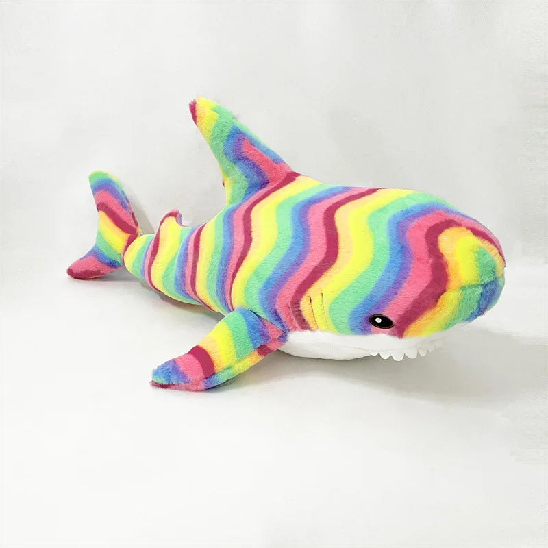 1pcs Plush Shark Doll Toy Cute Mini Keychain Soft Stuffed Speelgoed Animal Plushie for Birthday Gifts Doll Gift For Children
