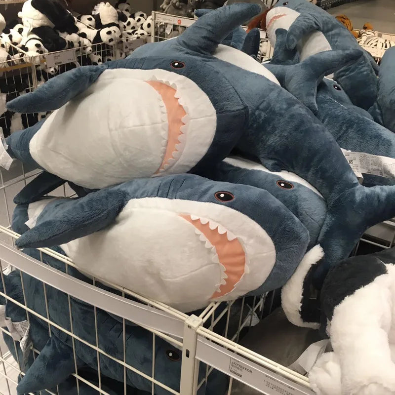 1pcs Plush Shark Doll Toy Cute Mini Keychain Soft Stuffed Speelgoed Animal Plushie for Birthday Gifts Doll Gift For Children